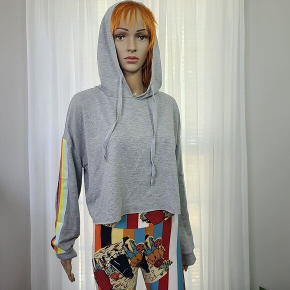 Wild Fable Oversize Crop Hoodie Small - Picture 3 of 7